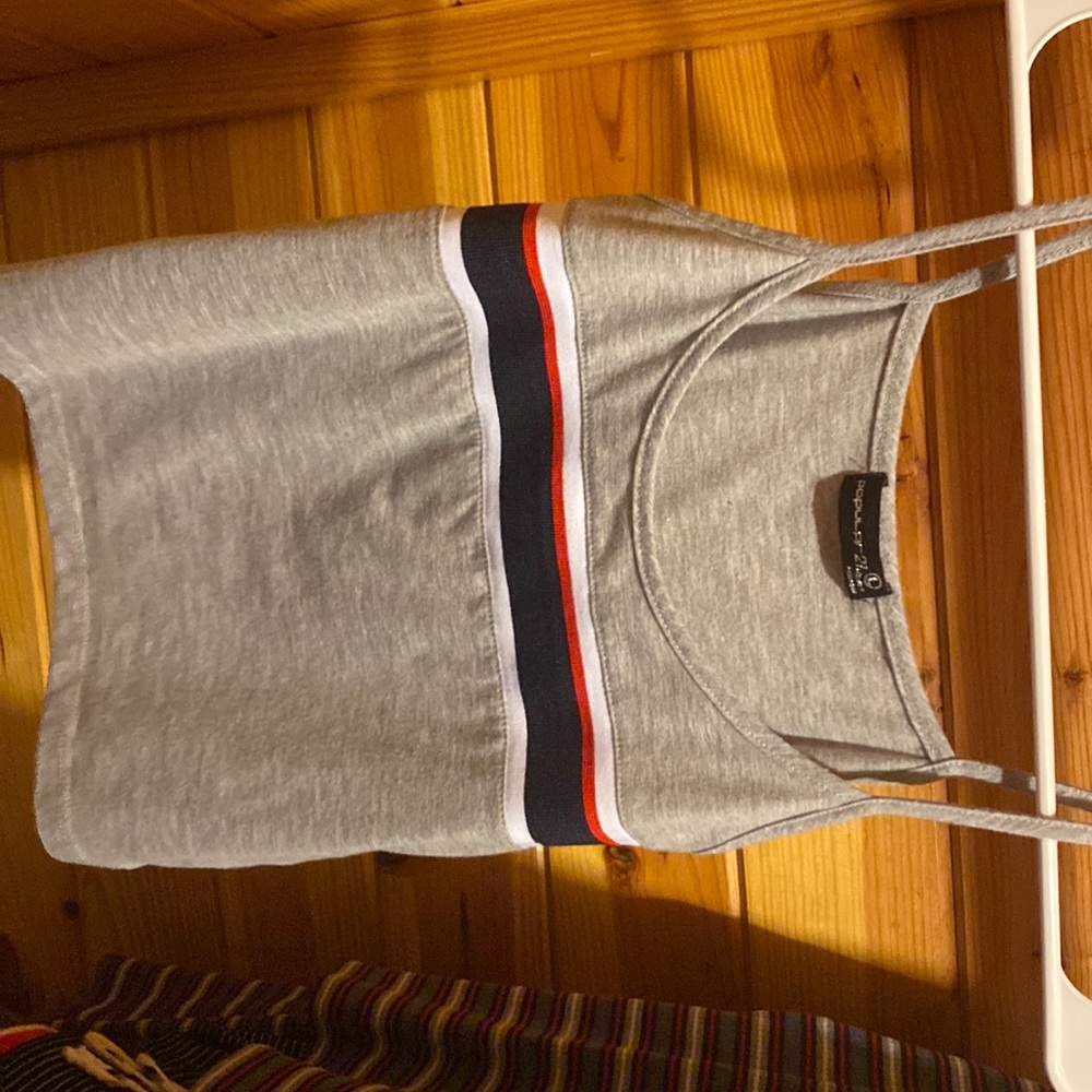 The brand is popular-21 from dollzkill. I’ve only wore the shirt about two times